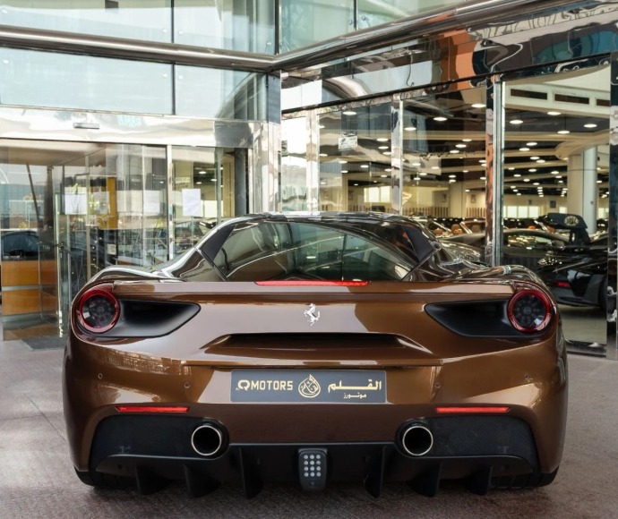 2018 FERRARI 488 GTB TAILOR MADE 1 OF 1 70th Anniversary 8 Cylinders Brown Tan Coupe GCC