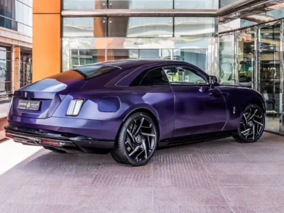 2025 ROLLS ROYCE SPECTRE STD BLACK BADGE Electric Vehicle Purple Black Sedan Automatic
