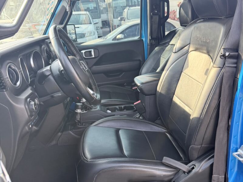 2023 JEEP WRANGLER SAHARA 2.0 Litres V4 Petrol Engine VVT Blue Black SUV US Specs