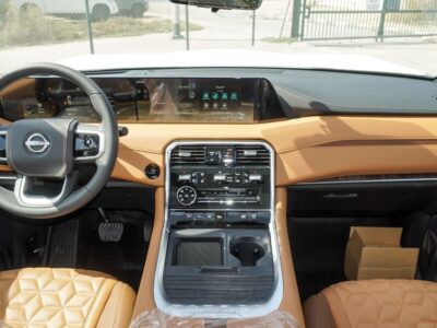 2025 Nissan Patrol Platinum City 3.8 Litres V6 Petrol Engine Grey Tan SUV GCC Specs Automatic