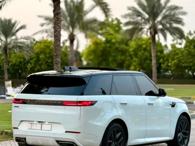 2023 Land Rover Range Rover Sport SE Dynamic 6 Cylinders Petrol Engine White Maroon SUV GCC
