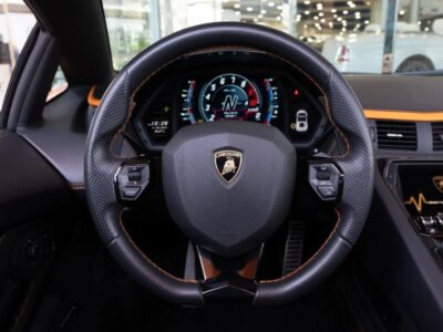2020 LAMBORGIIHINI AVENTADOR S ROADSER 6.75L 12 Cylinders Orange Black Convertible GCC Specs