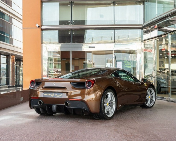2018 FERRARI 488 GTB TAILOR MADE 1 OF 1 70th Anniversary 8 Cylinders Brown Tan Coupe GCC