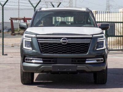 2025 Nissan Patrol Platinum City 3.8 Litres V6 Petrol Engine Grey Tan SUV GCC Specs Automatic