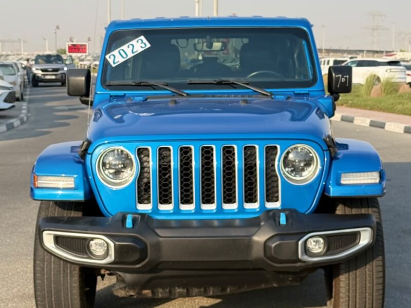 2023 JEEP WRANGLER SAHARA 2.0 Litres V4 Petrol Engine VVT Blue Black SUV US Specs
