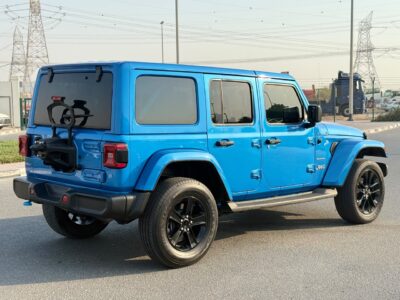2023 JEEP WRANGLER SAHARA 2.0 Litres V4 Petrol Engine VVT Blue Black SUV US Specs