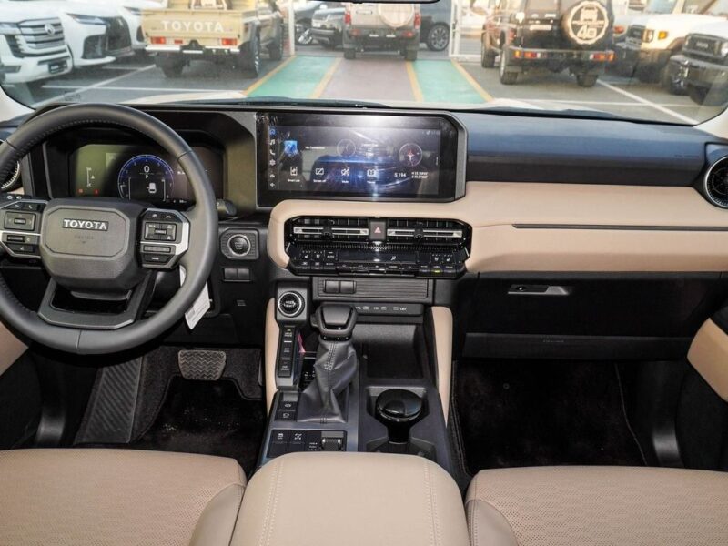 2024 Toyota Prado GXR 2.4 Litres TURBO 4 Cylinders Petrol Engine Grey Beige SUV GCC Specs