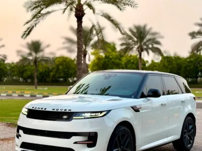 2023 Land Rover Range Rover Sport SE Dynamic 6 Cylinders Petrol Engine White Maroon SUV GCC