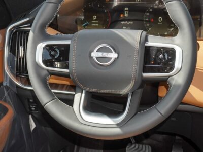2025 Nissan Patrol Platinum City 3.8 Litres V6 Petrol Engine Grey Tan SUV GCC Specs Automatic