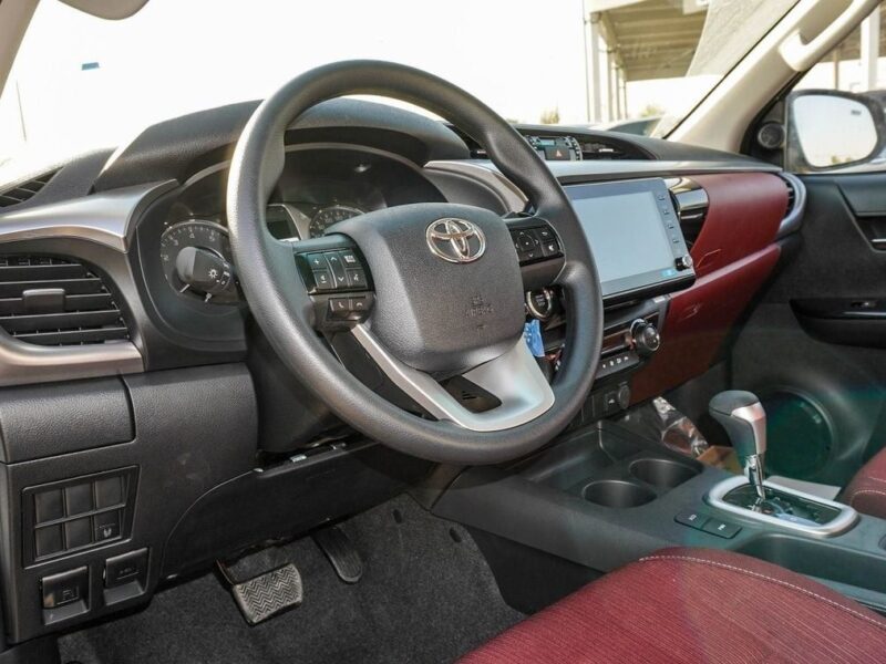 2025 Toyota Hilux GLX-S SR5 2.7 Litres 4 Cylinders Petrol Engine White Burgundy Pickup Truck GCC