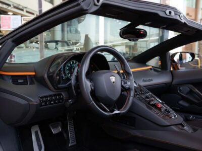 2020 LAMBORGIIHINI AVENTADOR S ROADSER 6.75L 12 Cylinders Orange Black Convertible GCC Specs