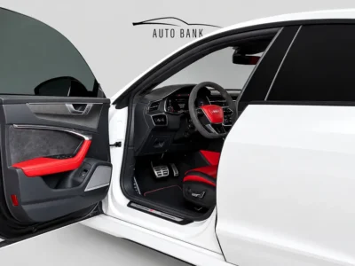 2021 Audi RS7 4.0 TFSI quattro 8 Cylinders Petrol Engine White Red Sedan European Specs