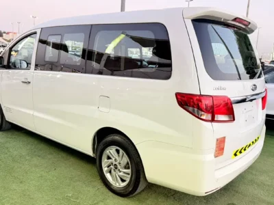 2021 JAC M4 Refine 4 Cylinders Petrol Engine White Grey Van GCC Specs Automatic