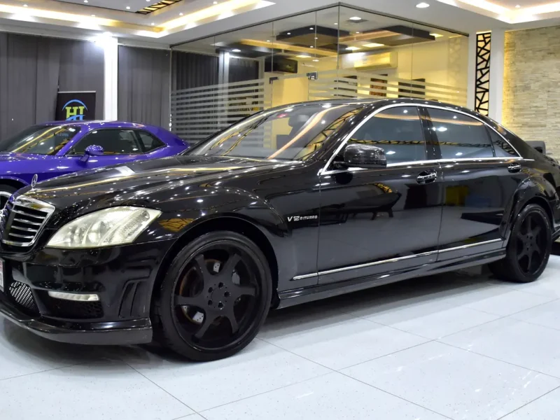 2008 Mercedes-Benz S-Class S 600 12 Cylinders Petrol Engine Black Sedan Japanese Specs