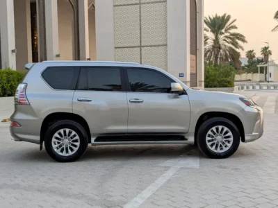2021 Lexus GX-Series GX 460 6 Cylinders Petrol Engine Grey Red SUV GCC Specs Full Option