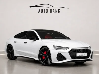 2021 Audi RS7 4.0 TFSI quattro 8 Cylinders Petrol Engine White Red Sedan European Specs