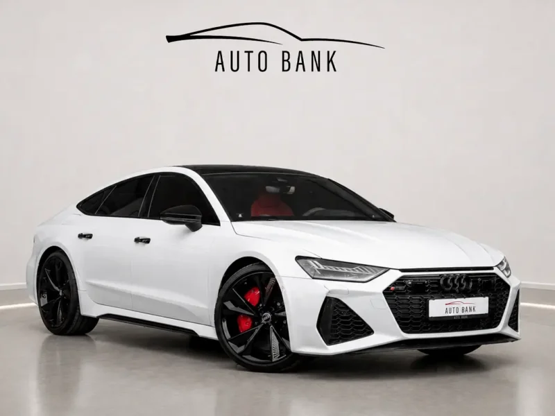 2021 Audi RS7 4.0 TFSI quattro 8 Cylinders Petrol Engine White Red Sedan European Specs