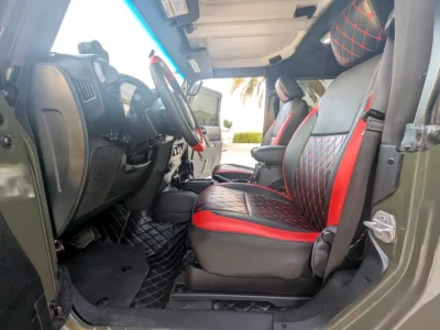 2015 Jeep Wrangler Sport 6 Cylinders Petrol Engine Green Red SUV GCC Specs