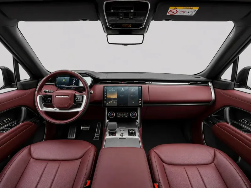 2022 Land Rover Range Rover HSE P530 8 Cylinders Petrol Engine Black Maroon SUV GCC Specs