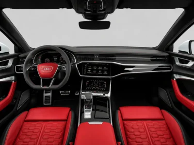 2021 Audi RS7 4.0 TFSI quattro 8 Cylinders Petrol Engine White Red Sedan European Specs
