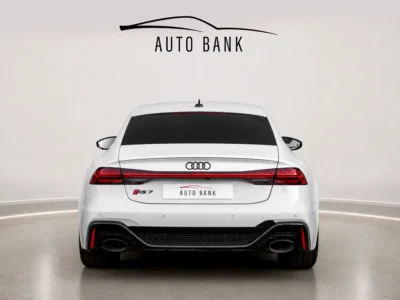 2021 Audi RS7 4.0 TFSI quattro 8 Cylinders Petrol Engine White Red Sedan European Specs