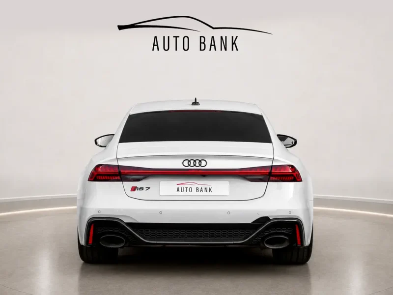 2021 Audi RS7 4.0 TFSI quattro 8 Cylinders Petrol Engine White Red Sedan European Specs