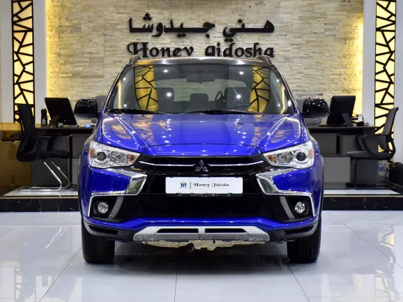 2019 Mitsubishi ASX GLS 4 Cylinders Petrol Engine Blue Beige Crossover GCC Specs Automatic