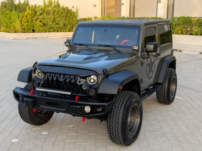 2015 Jeep Wrangler Sport 6 Cylinders Petrol Engine Green Red SUV GCC Specs