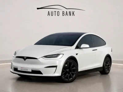 2023 Tesla Model X Long Range Electric Vehicle 550 - 650 KM Range White Beige SUV GCC Specs