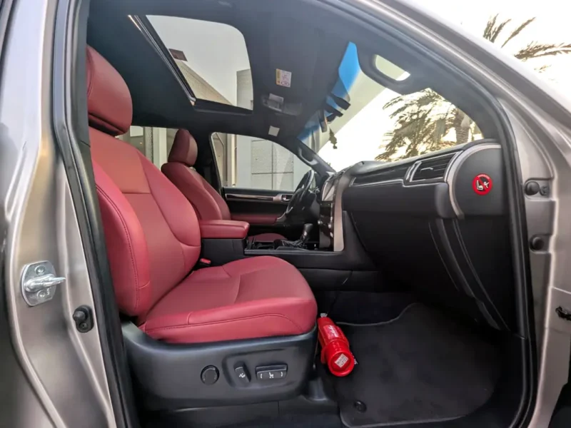 2021 Lexus GX-Series GX 460 6 Cylinders Petrol Engine Grey Red SUV GCC Specs Full Option