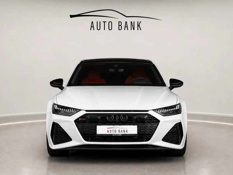 2021 Audi RS7 4.0 TFSI quattro 8 Cylinders Petrol Engine White Red Sedan European Specs