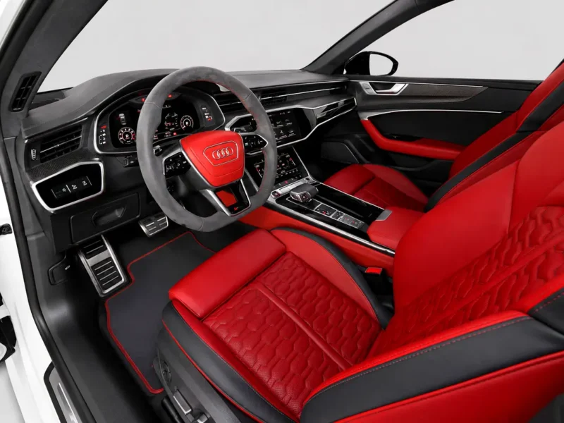 2021 Audi RS7 4.0 TFSI quattro 8 Cylinders Petrol Engine White Red Sedan European Specs