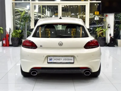 2013 Volkswagen Scirocco R 4 Cylinders Petrol Engine White Black Hatchback GCC Specs