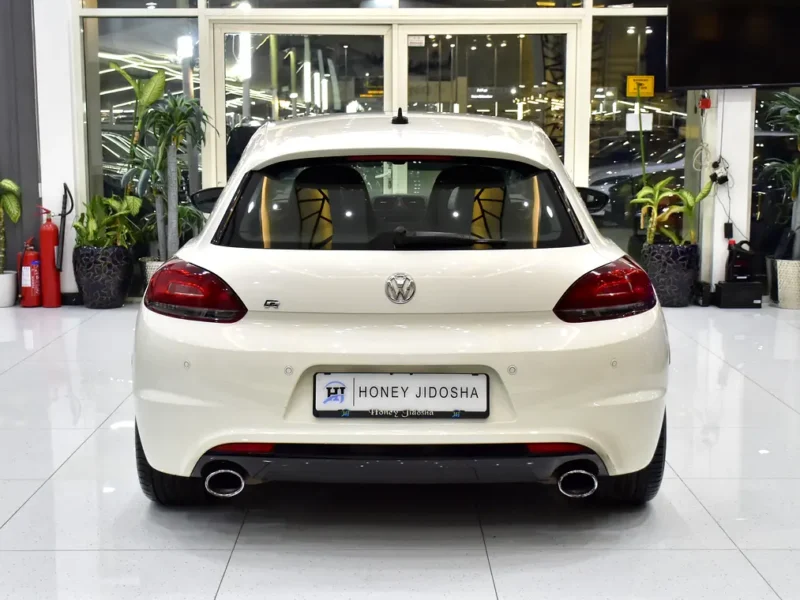 2013 Volkswagen Scirocco R 4 Cylinders Petrol Engine White Black Hatchback GCC Specs