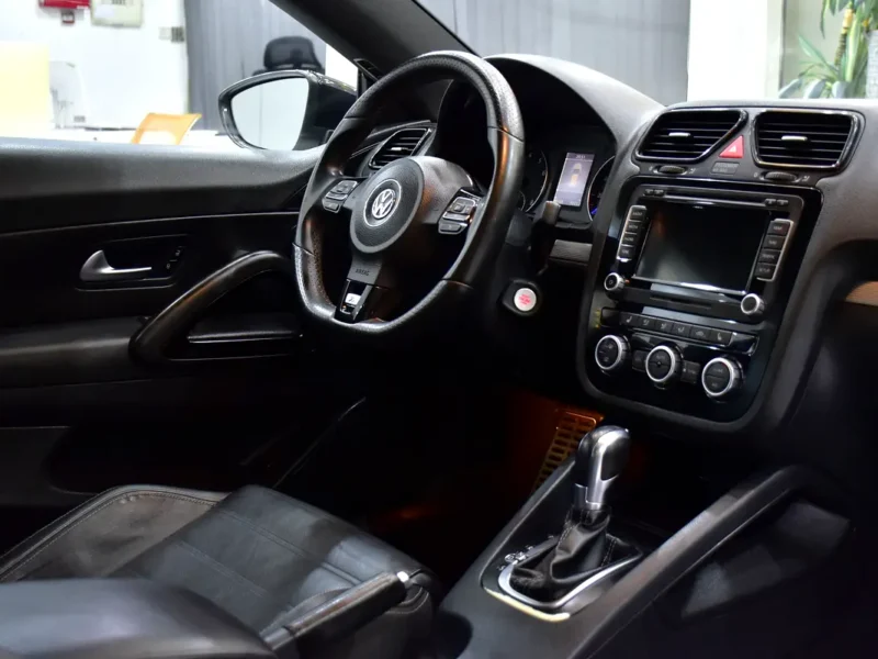 2013 Volkswagen Scirocco R 4 Cylinders Petrol Engine White Black Hatchback GCC Specs
