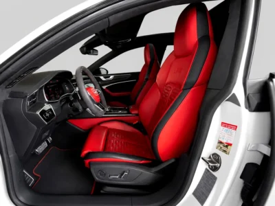 2021 Audi RS7 4.0 TFSI quattro 8 Cylinders Petrol Engine White Red Sedan European Specs