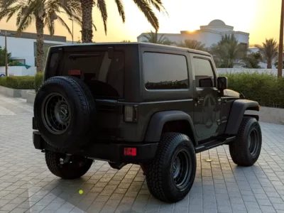 2015 Jeep Wrangler Sport 6 Cylinders Petrol Engine Green Red SUV GCC Specs