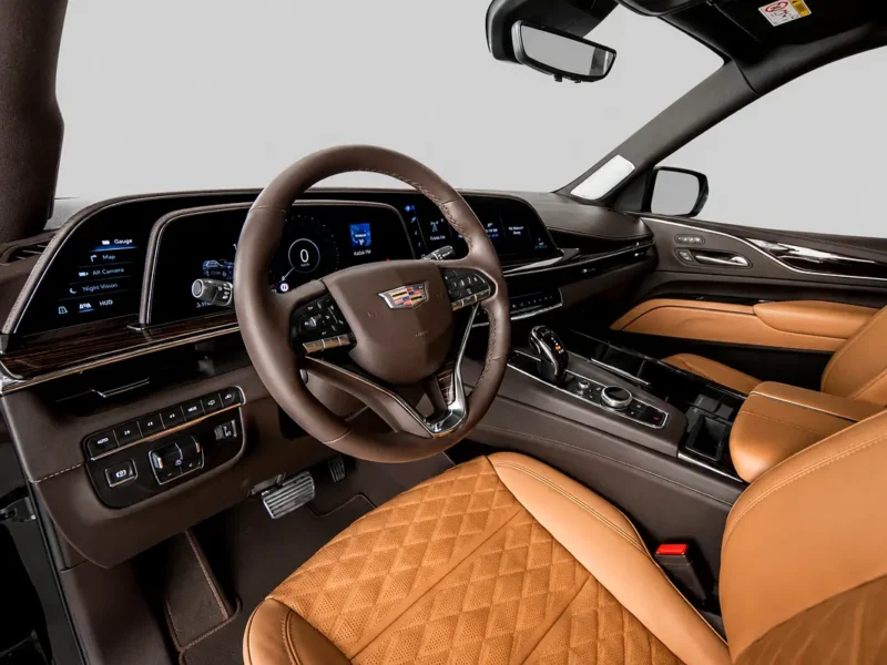 2023 Cadillac Escalade Sport Platinum 6.2 Litres V8 Petrol Engine Black Brown SUV GCC Specs