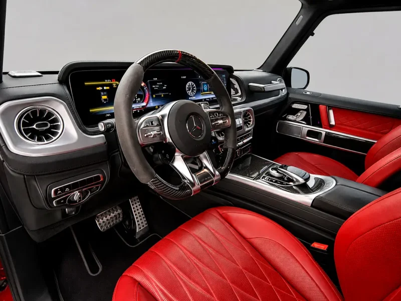 2023 Mercedes-Benz G-Class G 63 AMG 4.0 Litres V8 Biturbo Petrol Engine Red SUV GCC Specs