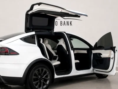 2023 Tesla Model X Long Range Electric Vehicle 550 - 650 KM Range White Beige SUV GCC Specs