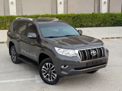 2022 Toyota Prado TXL Top Full Option 4.0 Litres V6 Petrol Engine Grey Beige SUV GCC Specs