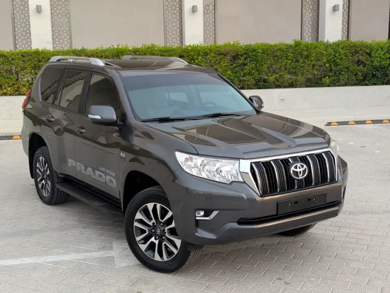 2022 Toyota Prado TXL Top Full Option 4.0 Litres V6 Petrol Engine Grey Beige SUV GCC Specs
