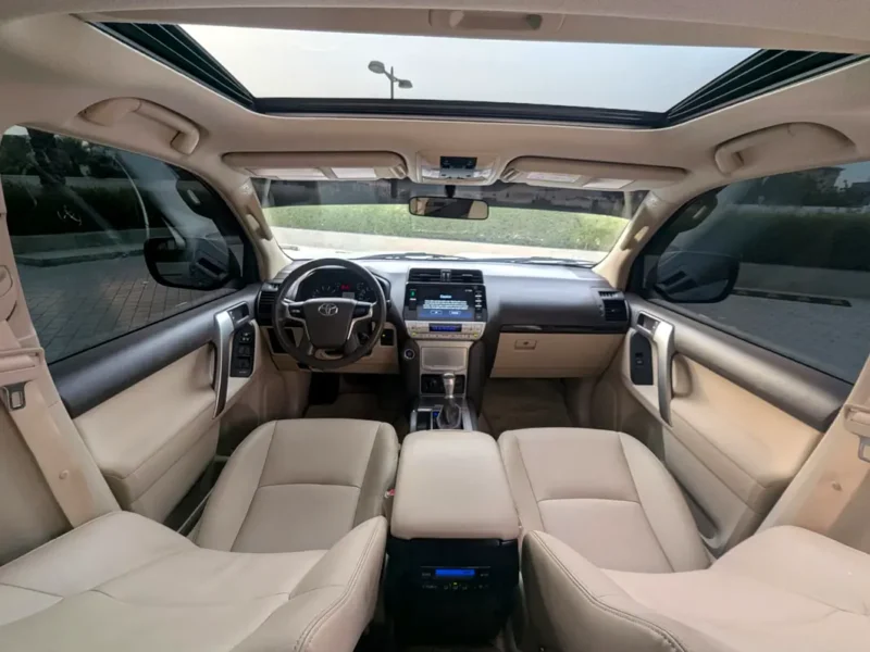 2022 Toyota Prado TXL Top Full Option 4.0 Litres V6 Petrol Engine Silver Beige SUV GCC Specs