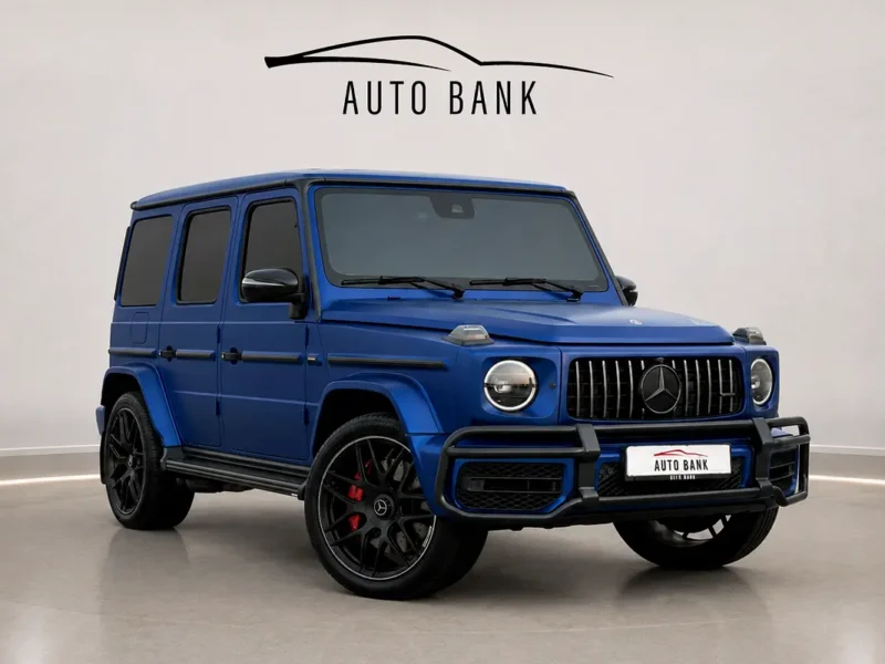 2023 Mercedes-Benz G-Class G 63 AMG 4.0L V8 Biturbo Petrol Engine Blue Black SUV GCC Specs