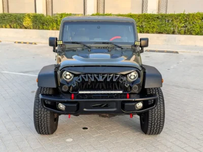 2015 Jeep Wrangler Sport 6 Cylinders Petrol Engine Green Red SUV GCC Specs