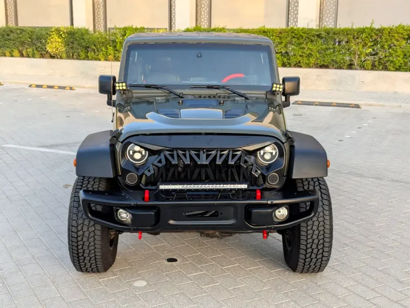 2015 Jeep Wrangler Sport 6 Cylinders Petrol Engine Green Red SUV GCC Specs