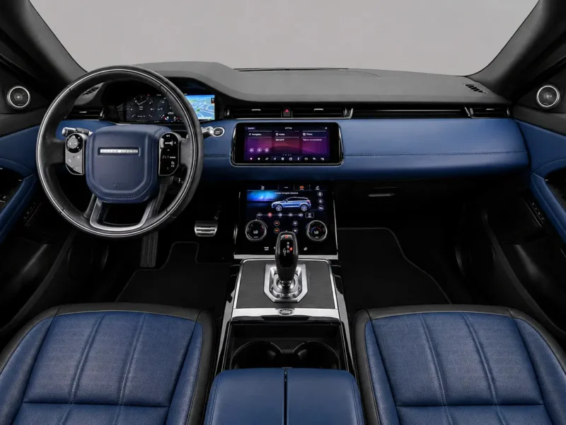 2020 Land Rover Range Rover Evoque Dynamic HSE 4 Cylinders Petrol Engine Grey Blue SUV GCC