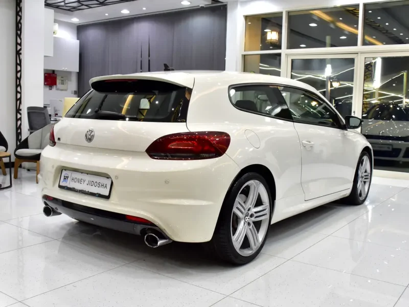 2013 Volkswagen Scirocco R 4 Cylinders Petrol Engine White Black Hatchback GCC Specs