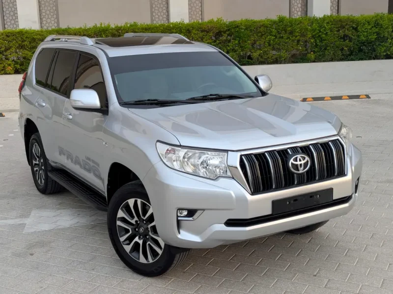 2022 Toyota Prado TXL Top Full Option 4.0 Litres V6 Petrol Engine Silver Beige SUV GCC Specs