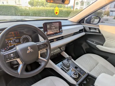2024 Mitsubishi Outlander Premium 4 Cylinders Petrol Engine Blue Beige SUV GCC Specs